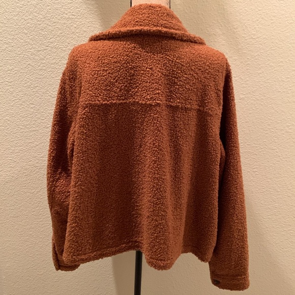 Lane Bryant Cropped Teddy Coat - Picture 9 of 16